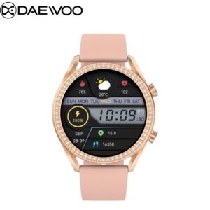 Daewoo Dazzle Series D564 Smartwatch: 1.27" AMOLED HD Screen, BT Call, Dial Pad, 100+ Sports Mode, Heart Rate, Voice Assistant, IP68 Waterproof, 230 mAh Battery